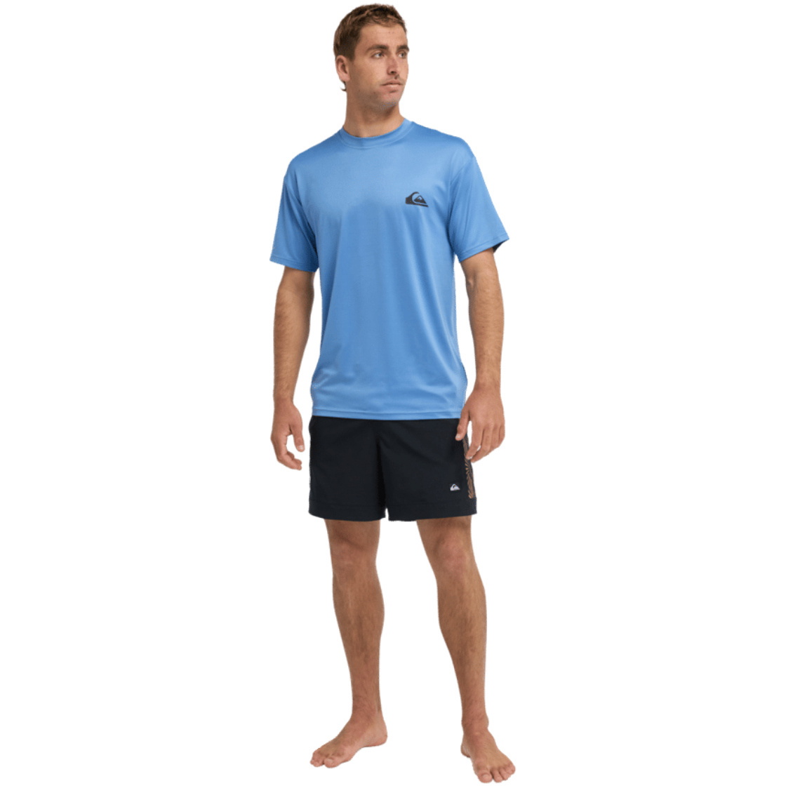 2026 Quiksilver Da Uomo Everyday Surf Tee Maglia A Maniche Corte In Lycra AQYWR03135 - Riviera